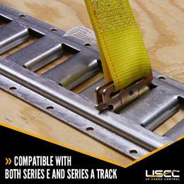 E Track Fittings - E Track Clips & E Fittings | 4,500 lbs. BS