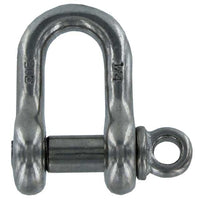 1/4" Screw Pin Chain Shackle Stainless Steel