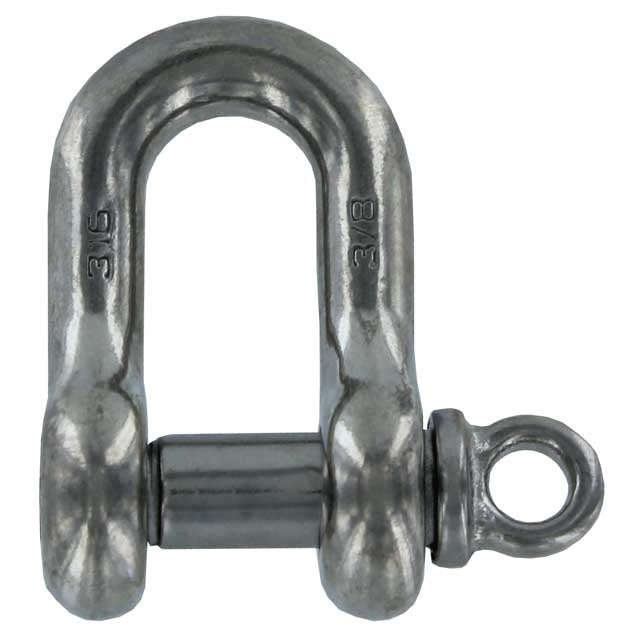 3/8" Screw Pin Chain Shackle Stainless Steel