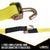 2 inch x 10 foot OEM Replacement Wheel Strap with 2 Swivel J Hooks and 3 Adjustable Rubber Cleats image 4 of 9