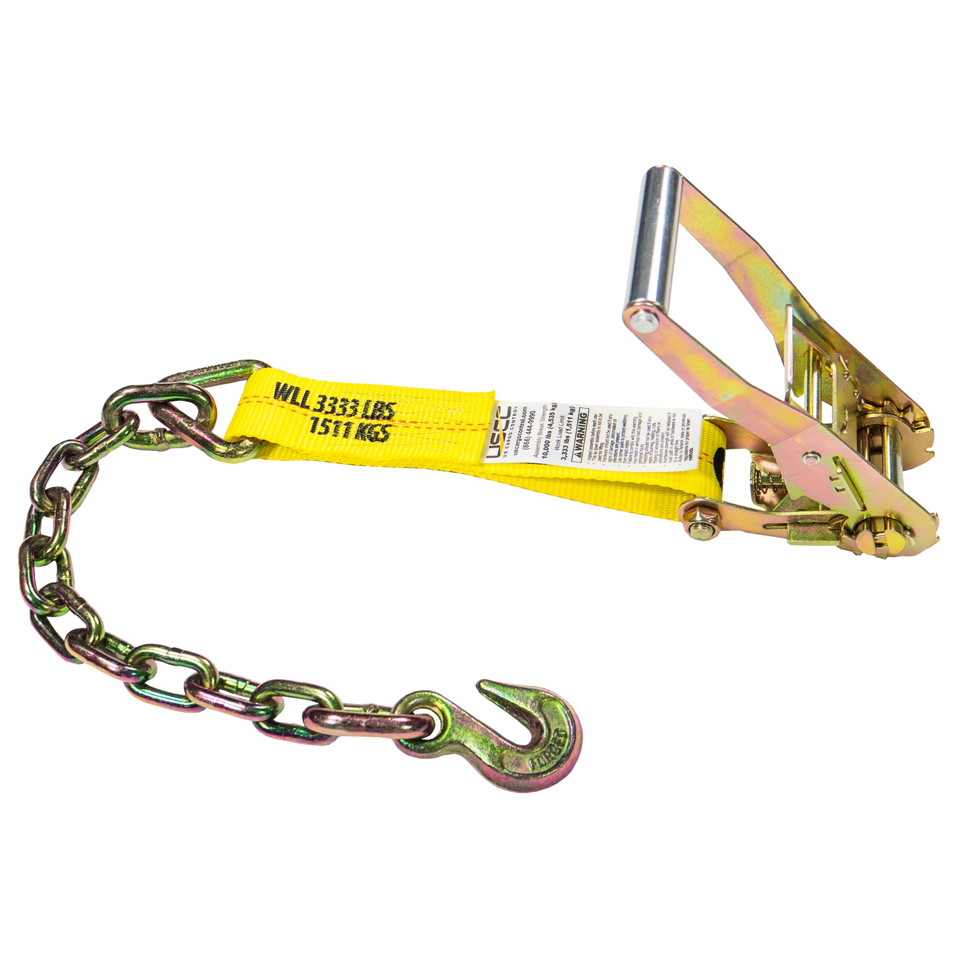 2" x 11" Fixed End w/ Ratchet and Chain Extension