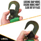 2" x 27' Green Ratchet Strap w/ Flat Snap Hooks