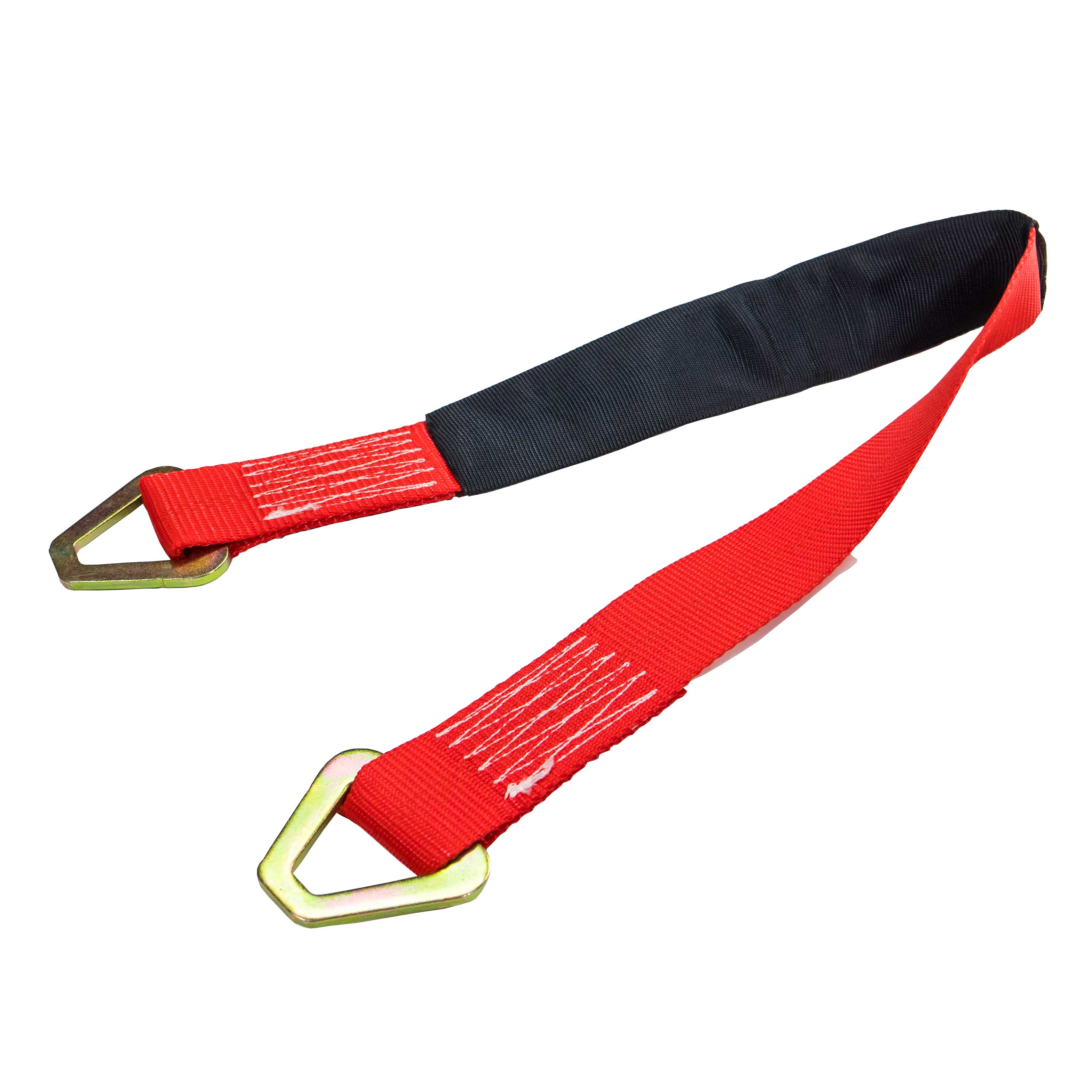 Indusafe Ratchet Tie Down Straps 2 Pack – Flat Hook Axle Straps, 10k Lbs Breaking Strength