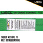 2" x 30' Green Ratchet Strap w/ Black Flat Hook