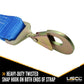 2 inch X 8 foot Blue Axle Straps 10000 lbs Set of 4 image 4 of 9