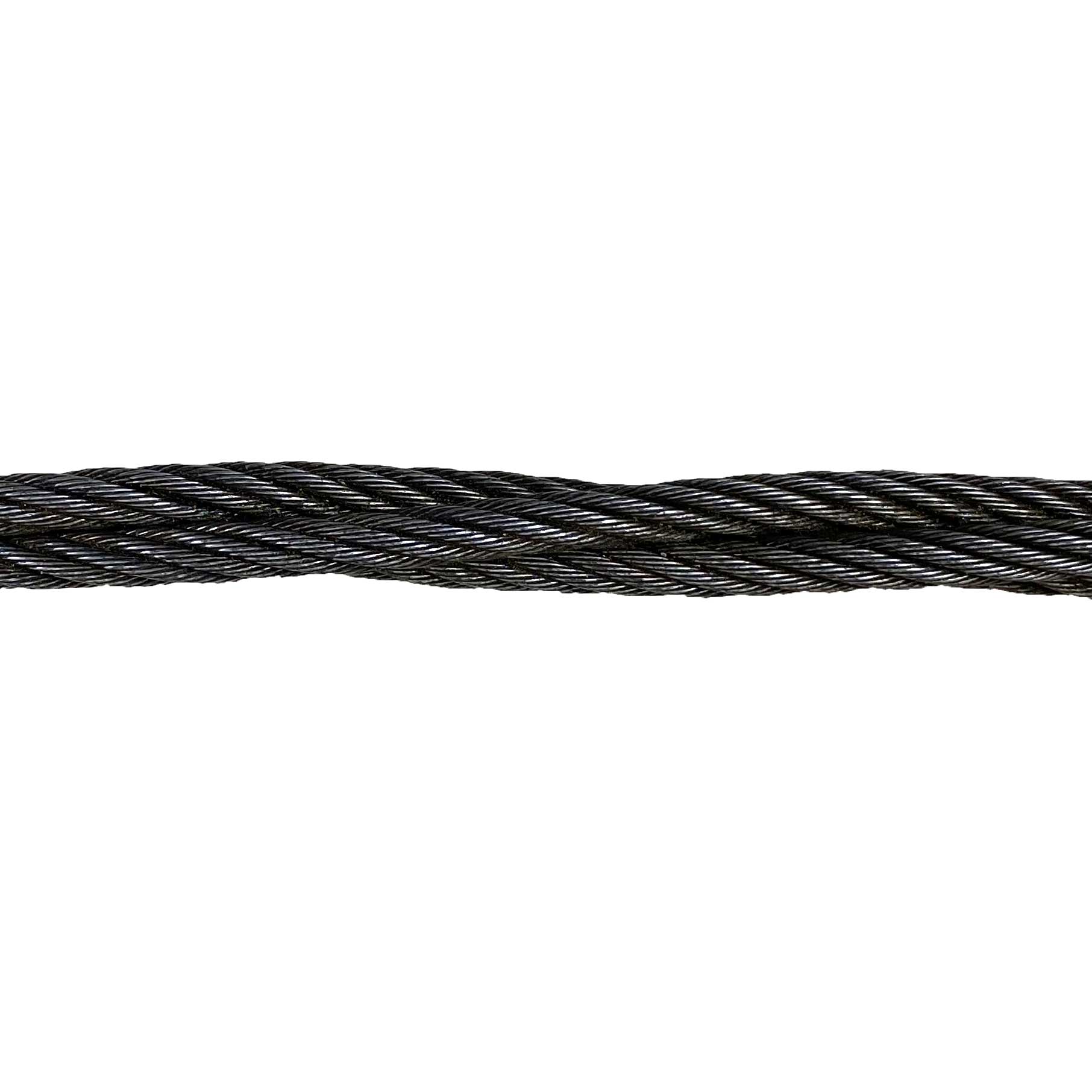 34 inch x 6 foot Three Part Braided Wire Rope Sling image 3 of 3