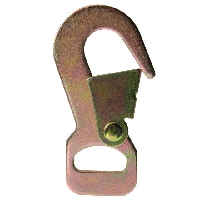 1" Flat Snap Hook, 3300lbs, yellow zinc