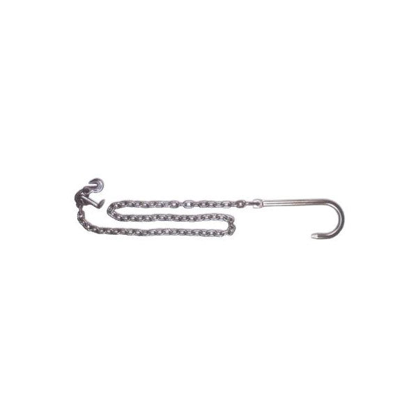 5/16" x  10' Tow Chain with Forged Hook, T Hook & Grab Hook