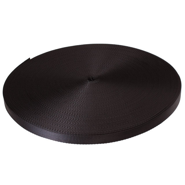 1 inch 45K Polyester Cargo Webbing Linear Foot Black image 3 of 4