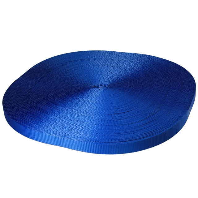 1" 4.5K Polyester Cargo Webbing - Linear Foot - Blue - image 3