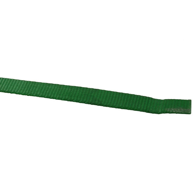 1" 4.5K Polyester Cargo Webbing - Linear Foot - Green