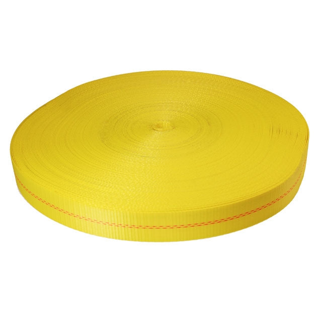 2 inch 12K Polyester Cargo Webbing Linear Foot Yellow image 3 of 4