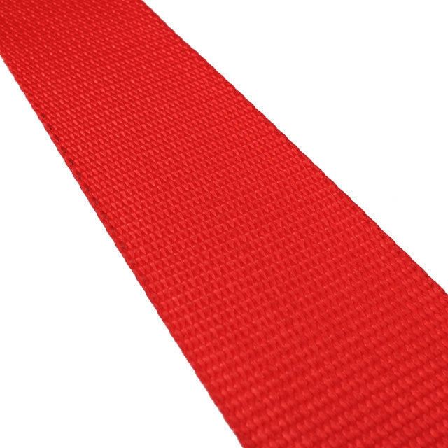 2" 6K Polyester Cargo Webbing - Linear Foot - Red - image 2