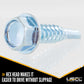 #14 x 1 inch Hex Screw w Self Drilling Tip (10 pack) image 3 of 5