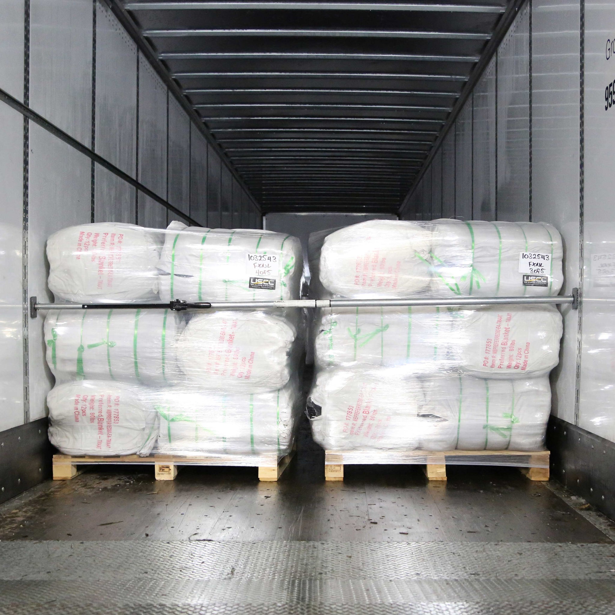 Adjustable Steel Cargo Load Bar with Pads for Algeria Adjustable Steel Cargo Load Bar with Pads for Algeria