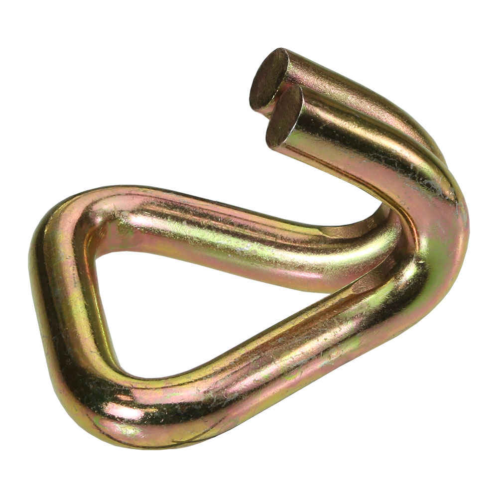 2" Short Yellow Zinc Wire Hook