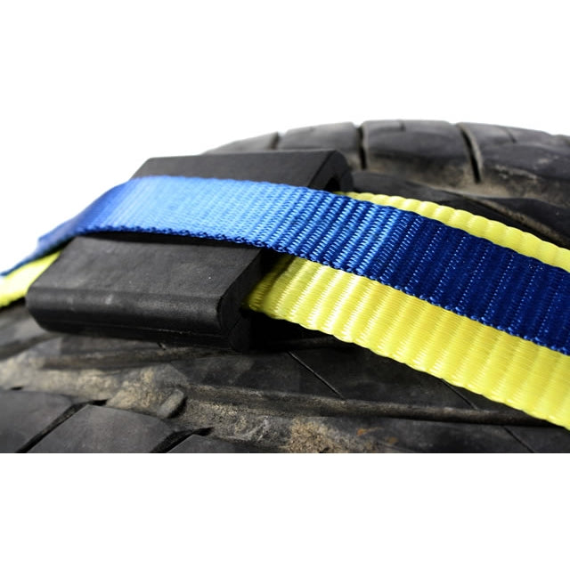 Wheel Strap with Wire Hooks - Car Tie Downs