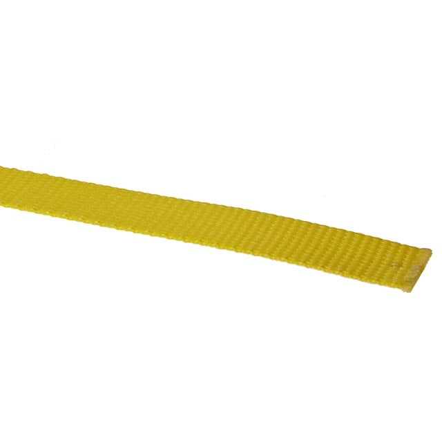 1" 4.5K Polyester Cargo Webbing Linear Foot - Yellow