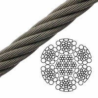 7/8" Impact Swaged Wire Rope EIPS - 6x26 Class (LF)