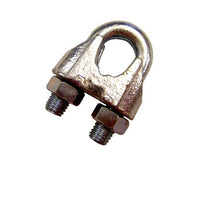 1/8" Zinc Plated Malleable Wire Rope Clip