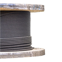 3/8" Bright Wire Rope EIPS IWRC - 6x19 Class (5000' Coil)