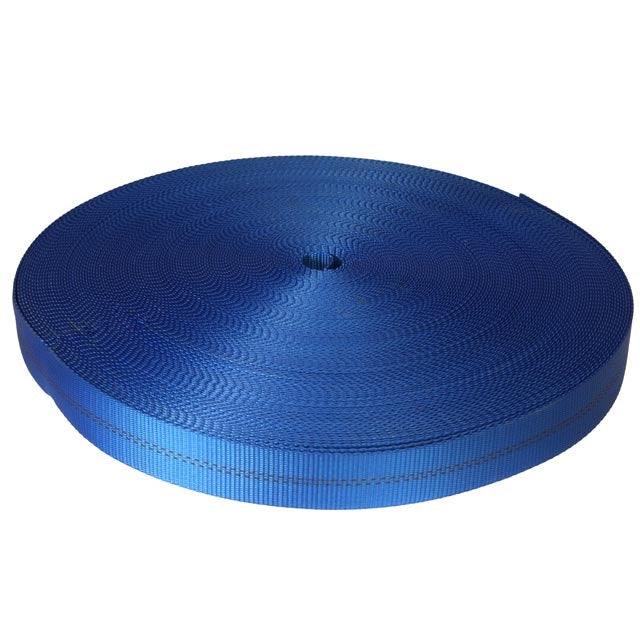 2" x 300' 12K Polyester Cargo Webbing - Blue