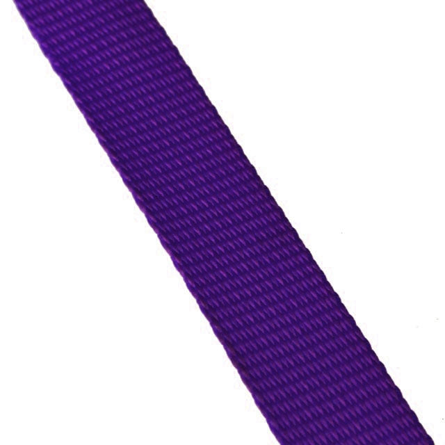 1" 3.5K Polyester Cargo Webbing Linear Foot - Purple