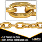 Transport Chain Grade 70 38 inch x 16 foot Standard Link image 2 of 8