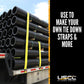 4" - 20K Polyester Cargo Webbing - Yellow