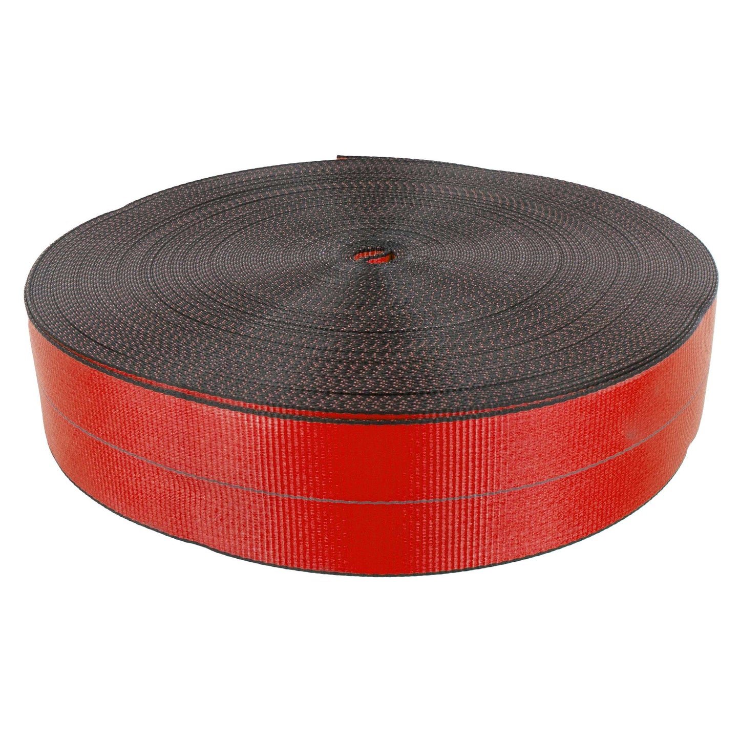 4" x 300' 20K Polyester Cargo Webbing - Red