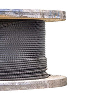 9/16" Galvanized Wire Rope EIPS IWRC - 6x37 Class (2500' Coil)