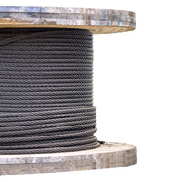 3/4" Bright Wire Rope EIPS FC - 6x37 Class (5000' Coil)