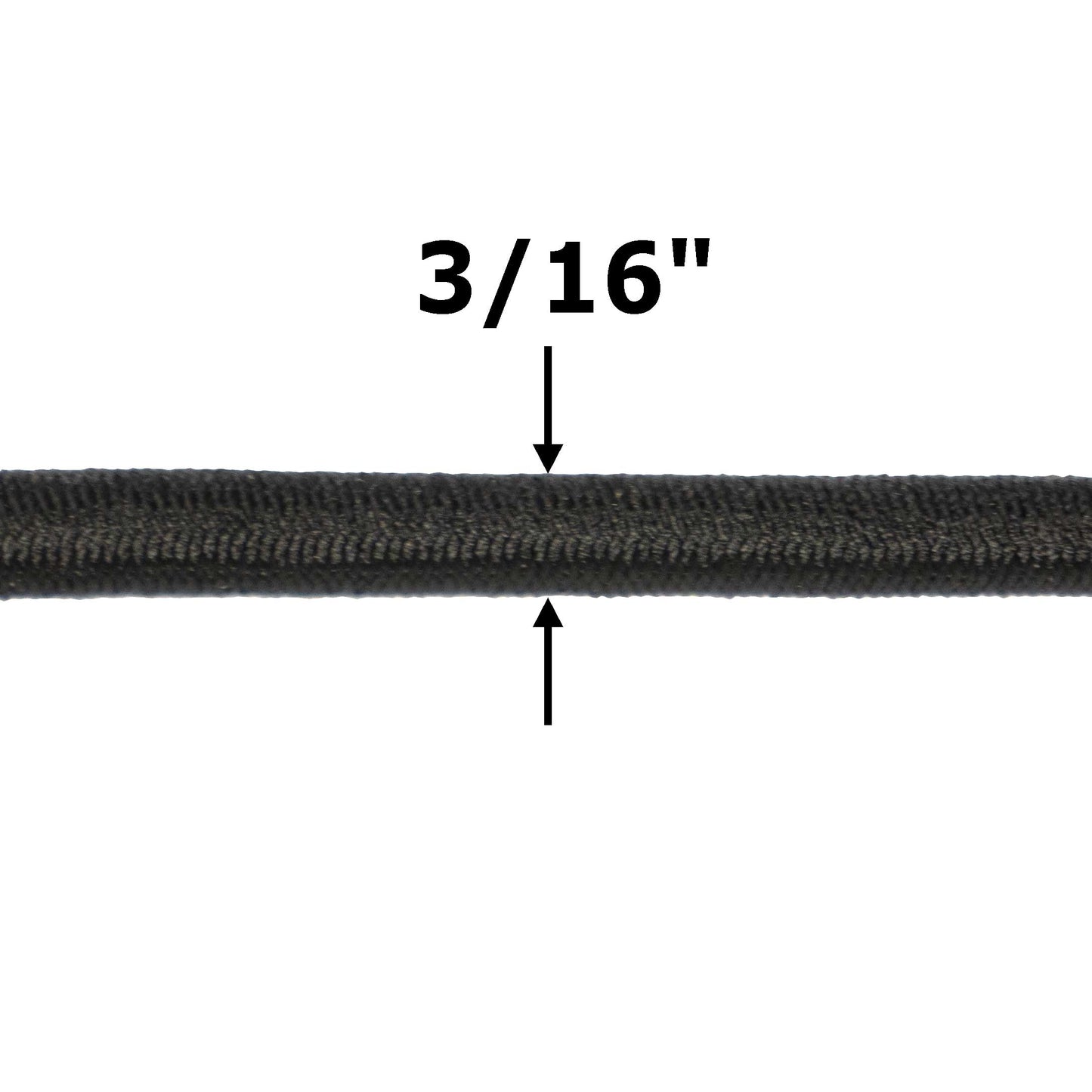 316 foot foot5mm Black Polyester Shock Cord 50 ft image 3 of 6