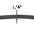 14 foot foot6mm Black Polyester Shock Cord 100 ft image 4 of 7