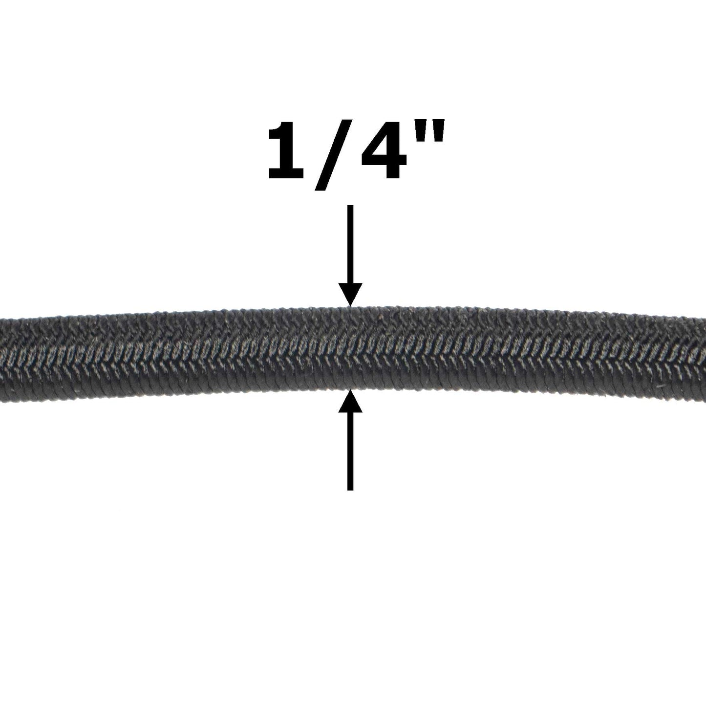 14 foot foot6mm Black Polyester Shock Cord Spool (500 foot) image 5 of 8