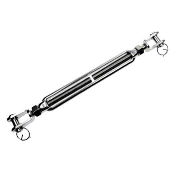 1/4" Jaw & Jaw Open Body Turnbuckle Stainless Steel Type 316