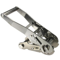 Long Wide Handle Stainless Steel T-304 Ratchet for 2" webbing