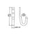 Rope Hook White Zinc 1200 Lbs. - image 2