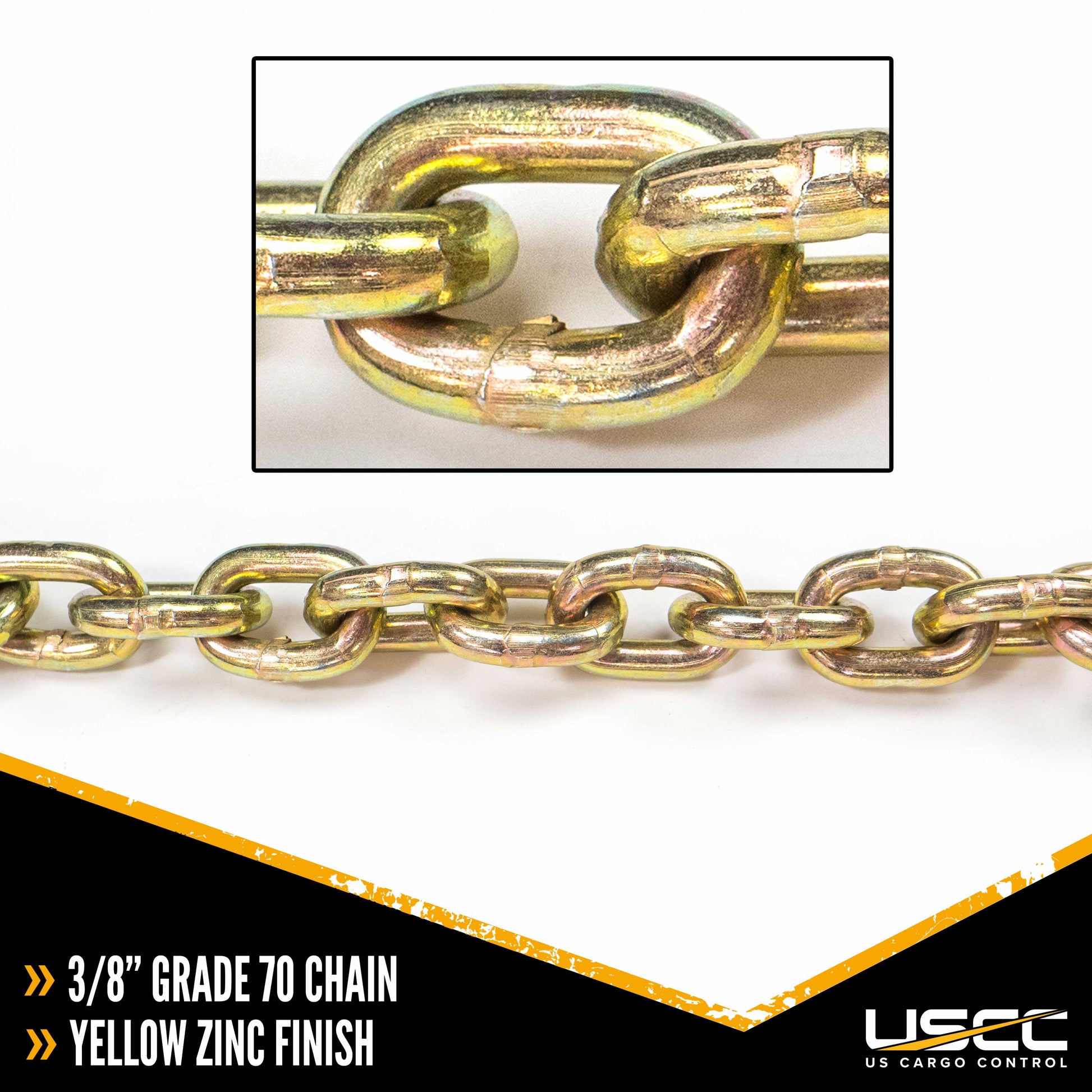 516 inch x 34 inch Chain Extension w 2 inch DRing 20000 lbs Break Strength image 6 of 6