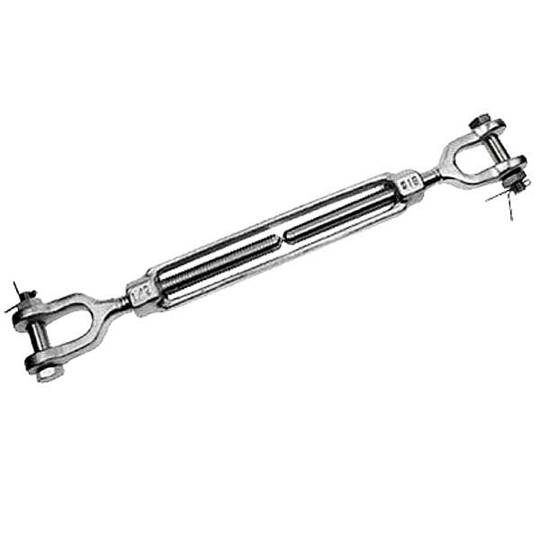 Forged Jaw & Jaw Stainless Steel Turnbuckle - 1/2