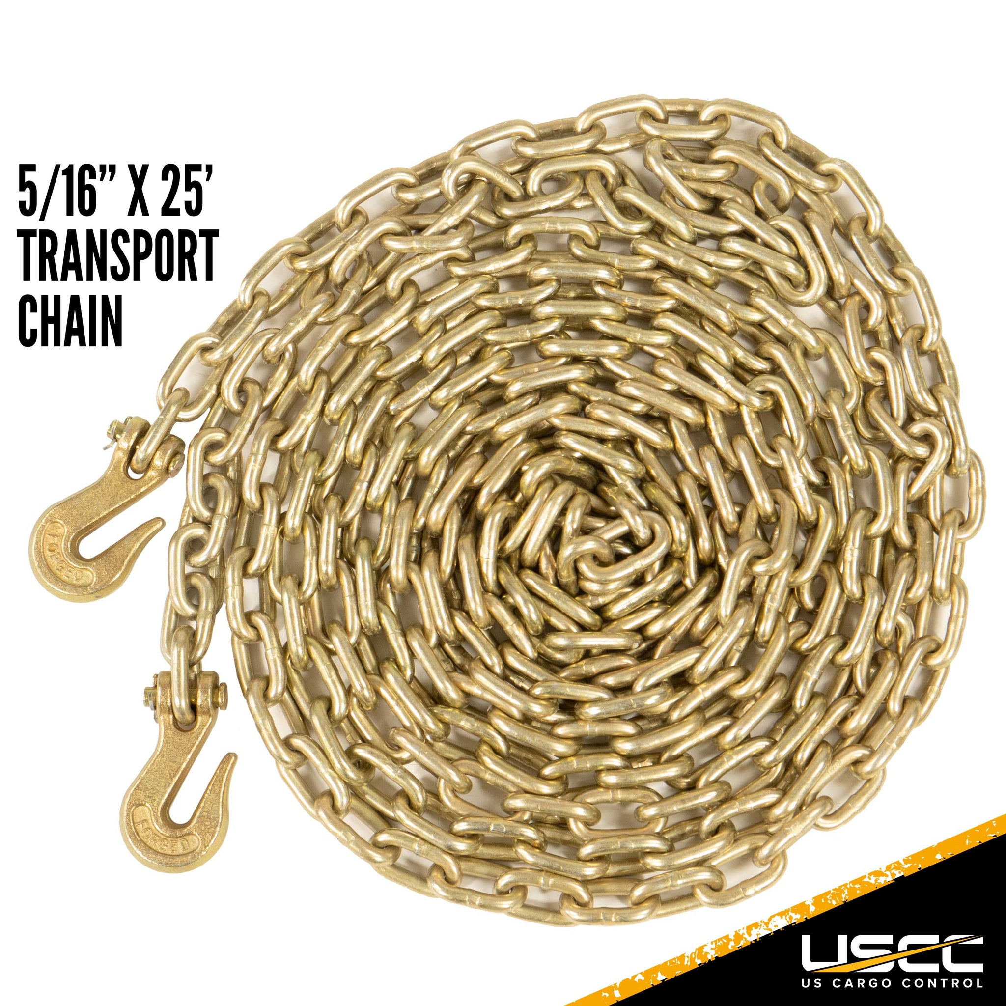 Grade 70 5/16" x 25' Chain Peerless Ratchet Binder Package