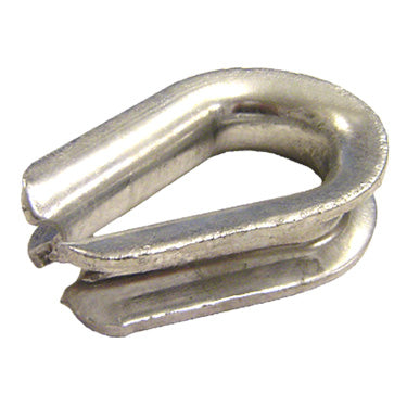 Wire Rope Thimbles : Heavy Duty Galvanized, 1/4