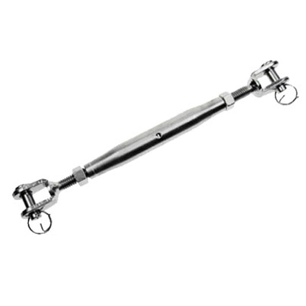 Jaw & Jaw Stainless Steel Pipe Turnbuckles - 3/4