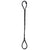 14 inch x 12 foot Six Part Braided Wire Rope Sling image 1 of 3