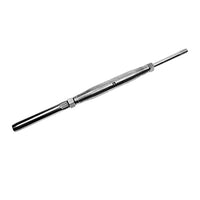 1/4" (1/8" cable) Threaded Rod/Swage Stud Stainless Steel Turnbuckle