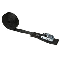 1" Black Endless Cam Strap w/ Wear Pad