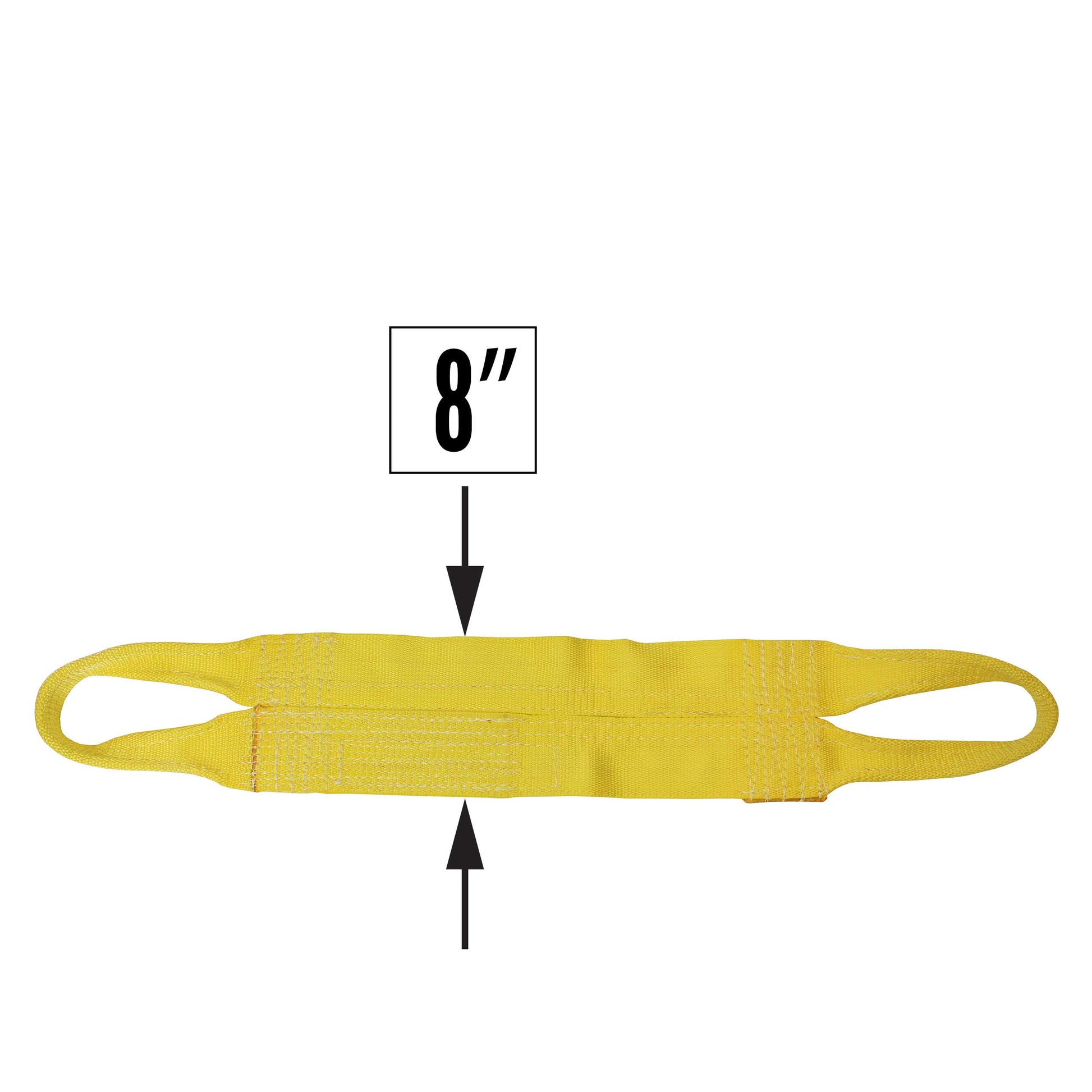 Nylon Lifting Sling Continuous Eye Wide 8 inch x 6 foot 1ply image 3 of 3