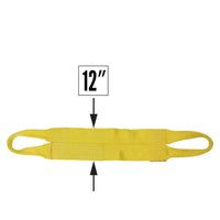 Nylon Lifting Sling Continuous Eye Wide 12 inch x 12 foot 1ply image 3 of 3