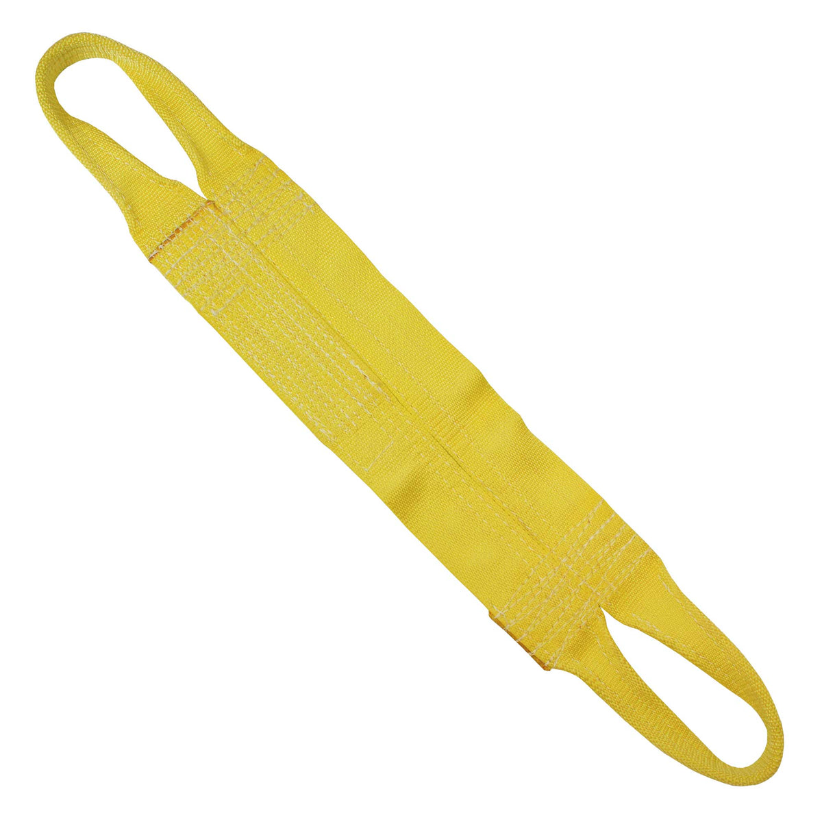 2" X 6' Nylon Lifting Sling Tow Strap - 1 Ply Flat Loop, Multiple Capacity Ratings
