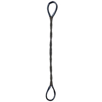 1 inch x 20 foot Eight Part Braided Wire Rope Sling image 1 of 3